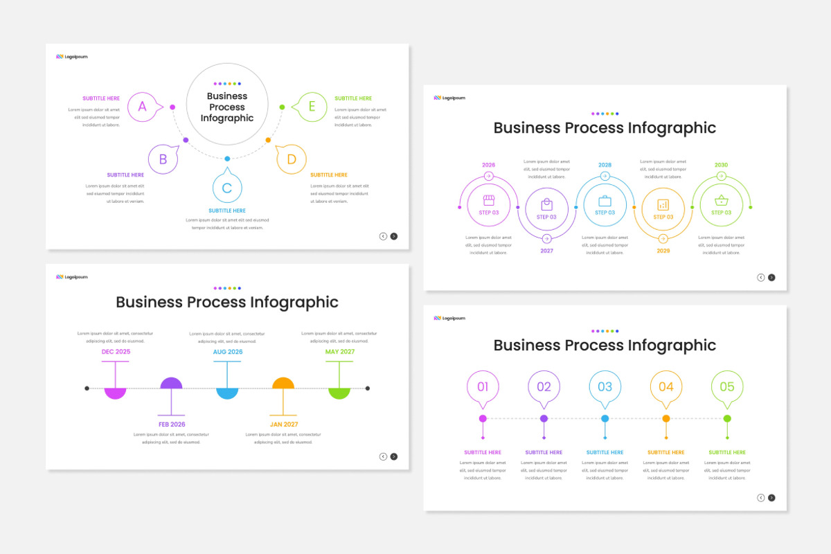Business Process Infographic Slides, a Presentation Template by Antstheme (Photo 2 of 2)