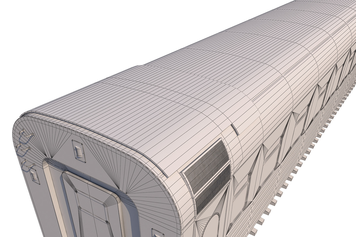 Coach Passenger Wagon Train, a Cars & Vehicle 3D Model by 3D Models by Obshansky (Photo 5 of 11)