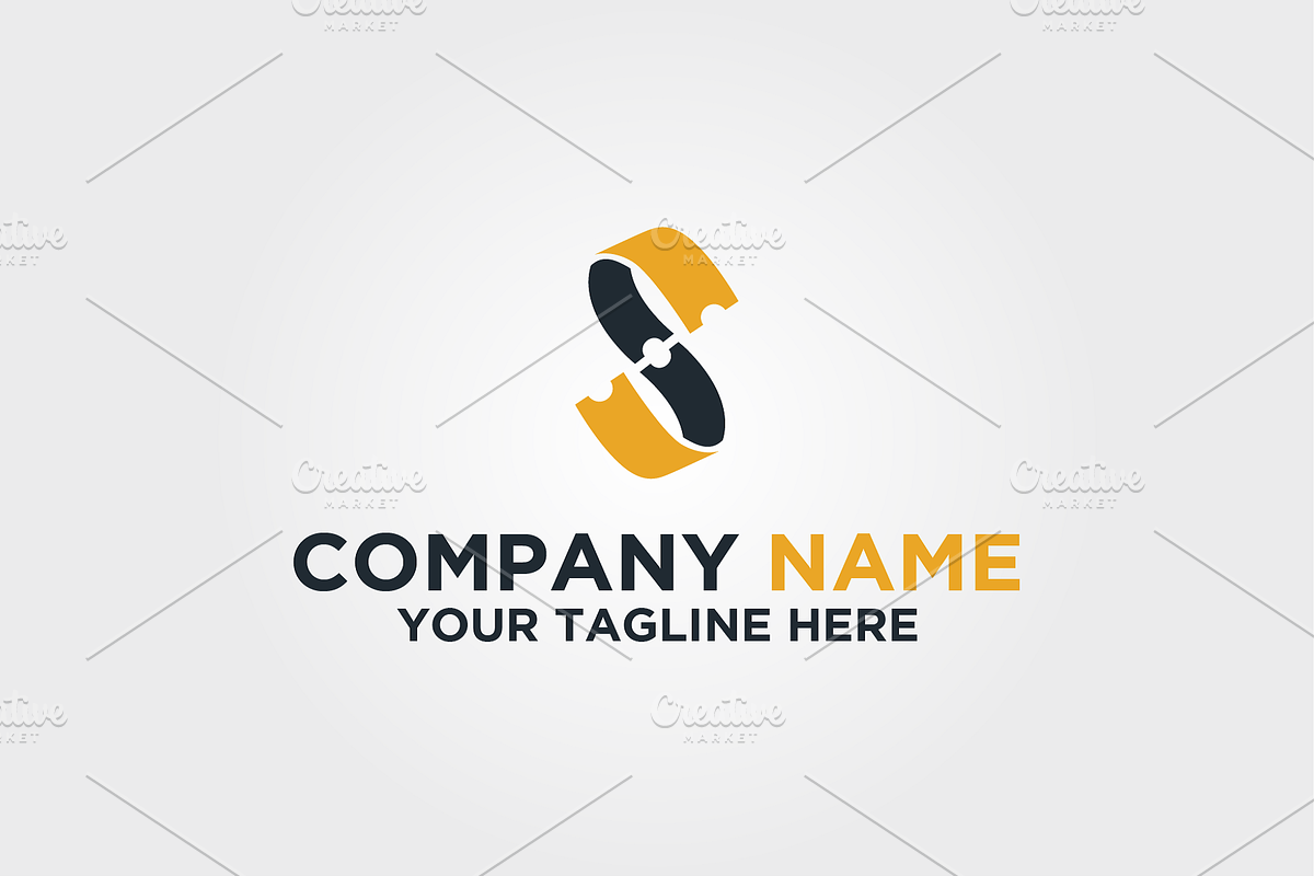 Letter S | Ticket Logo, a Branding & Logo Template by REDVY CREATIVE (Photo 3 of 3)