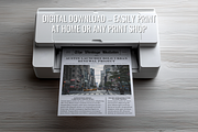 Front Page Newspaper Template, a Flyer Template by ZoloDesignHub (Thumbnail 5 of 7)