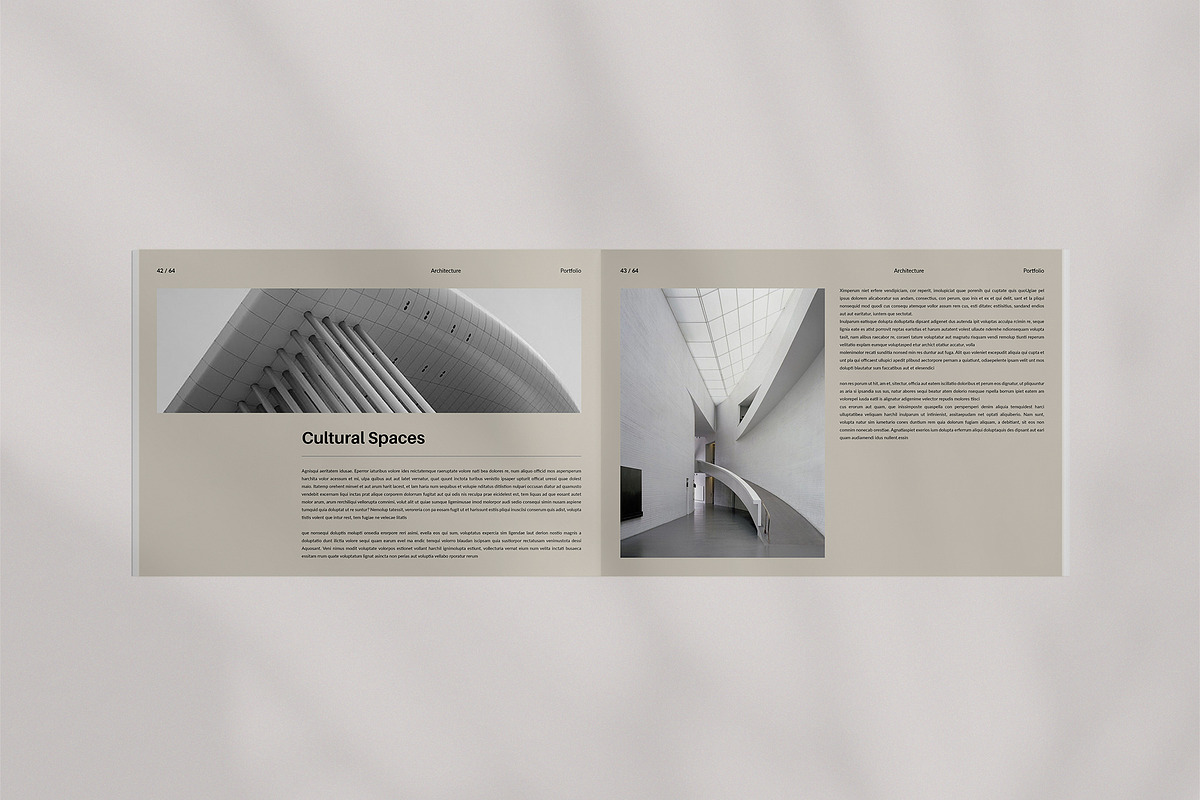 Architecture Portfolio Landscape, a Brochure Template by TemplateFolio-Shop (Photo 12 of 18)