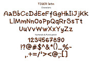 Tiger color font, a Font by Malena (Thumbnail 2 of 7)