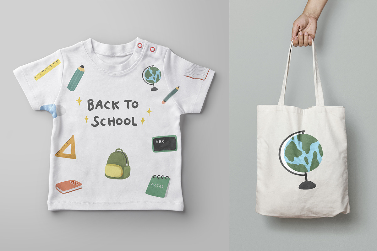 Back to school elements bundle, an Education Illustration by RizkaNurfazrina (Photo 3 of 7)