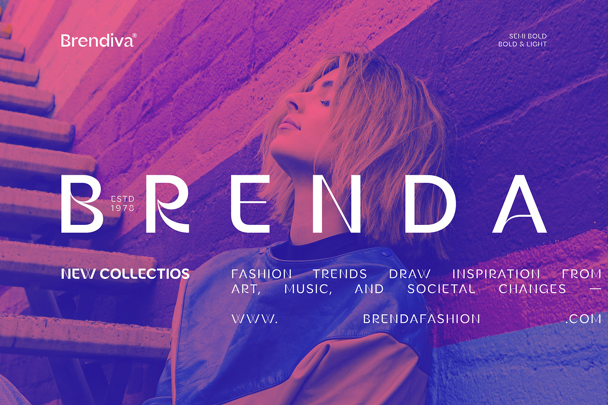 Brendiva Font Family, a Sans Serif Font by Digitype Studio (Photo 8 of 10)