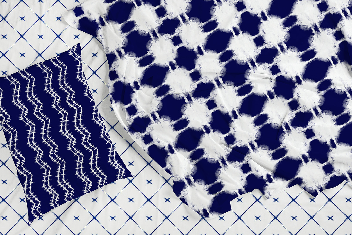 Shibori Tie Dye Seamless Patterns, a Pattern Graphic by CatJello Graphics (Photo 21 of 28)