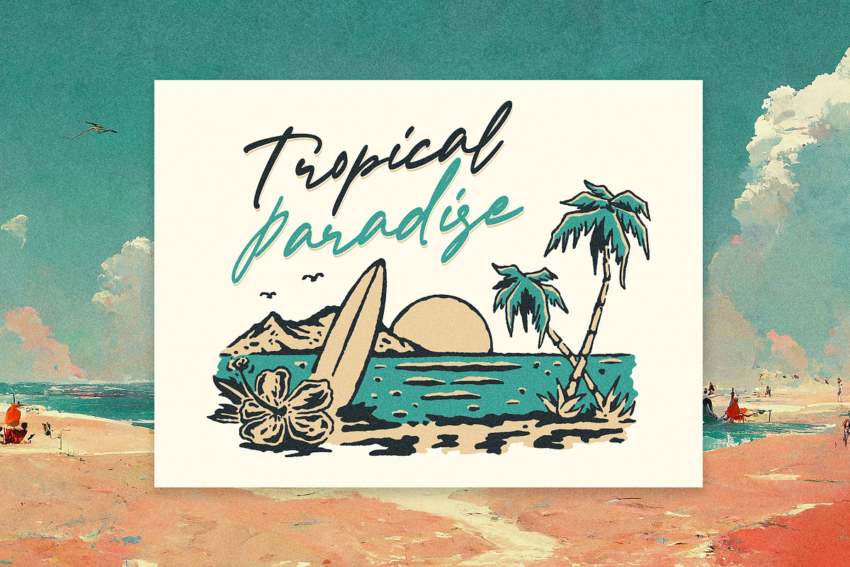 Island of Dusk - Stylish Script Font, a Script Font by Geelator Studio (Photo 6 of 12)