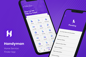 Home Service Booking App UI Kit