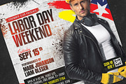 Labor Day Weekend Party Flyer, a Flyer Template by Tarommir (Thumbnail 3 of 3)