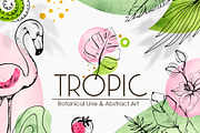 Tropical Line Abstract Art, an Object Graphic by Ana-Sakuta (Thumbnail 1 of 20)