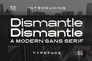 Dismantle - A Modern Sans Serif, a Sans Serif Font by Marvadesign (Thumbnail 1 of 7)