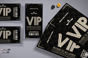 Luxury VIP Pass Card, a Card Template by Tzochko (Thumbnail 4 of 5)