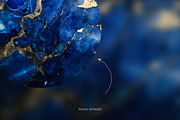 Lapis Lazuli gemstone wallpaper pack, a Wallpaper Graphic by existacial (Thumbnail 3 of 4)