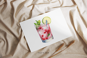 Watercolor Drinks