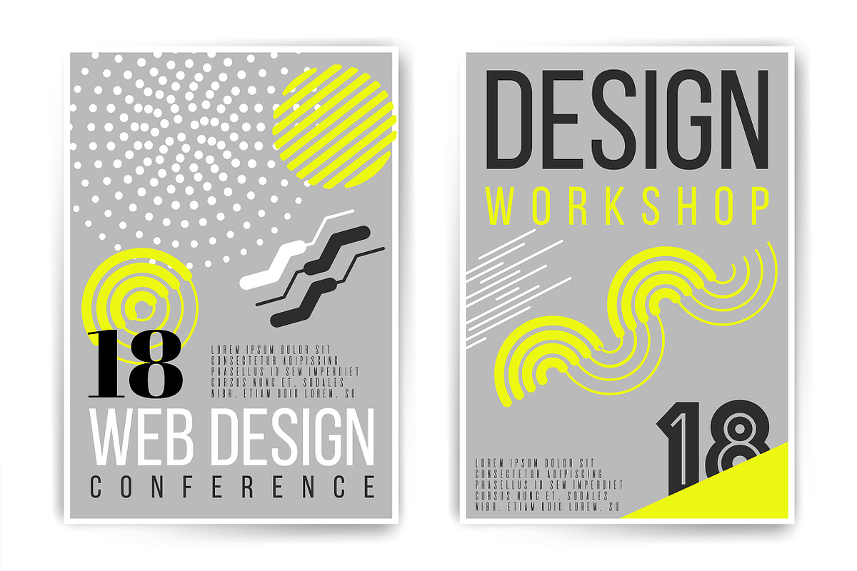Poster Bundle, Minimalistic style, a Decorative Illustration by OKart.studio (Photo 2 of 5)