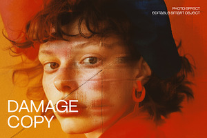 Damage Copy Photo Effect