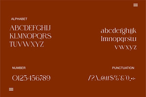 The Qigffam Modern Serif Font