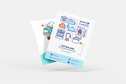 US Letter Size Flyer Mockup, an Advertising Mockup by Illusiongraphic (Thumbnail 3 of 25)