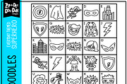 Superhero Doodle Font, a Handwritten Font by Zip-A-Dee-Doo-Dah Designs (Thumbnail 2 of 2)