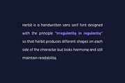 Herbit, a Handwritten Font by Lafontype (Thumbnail 7 of 8)