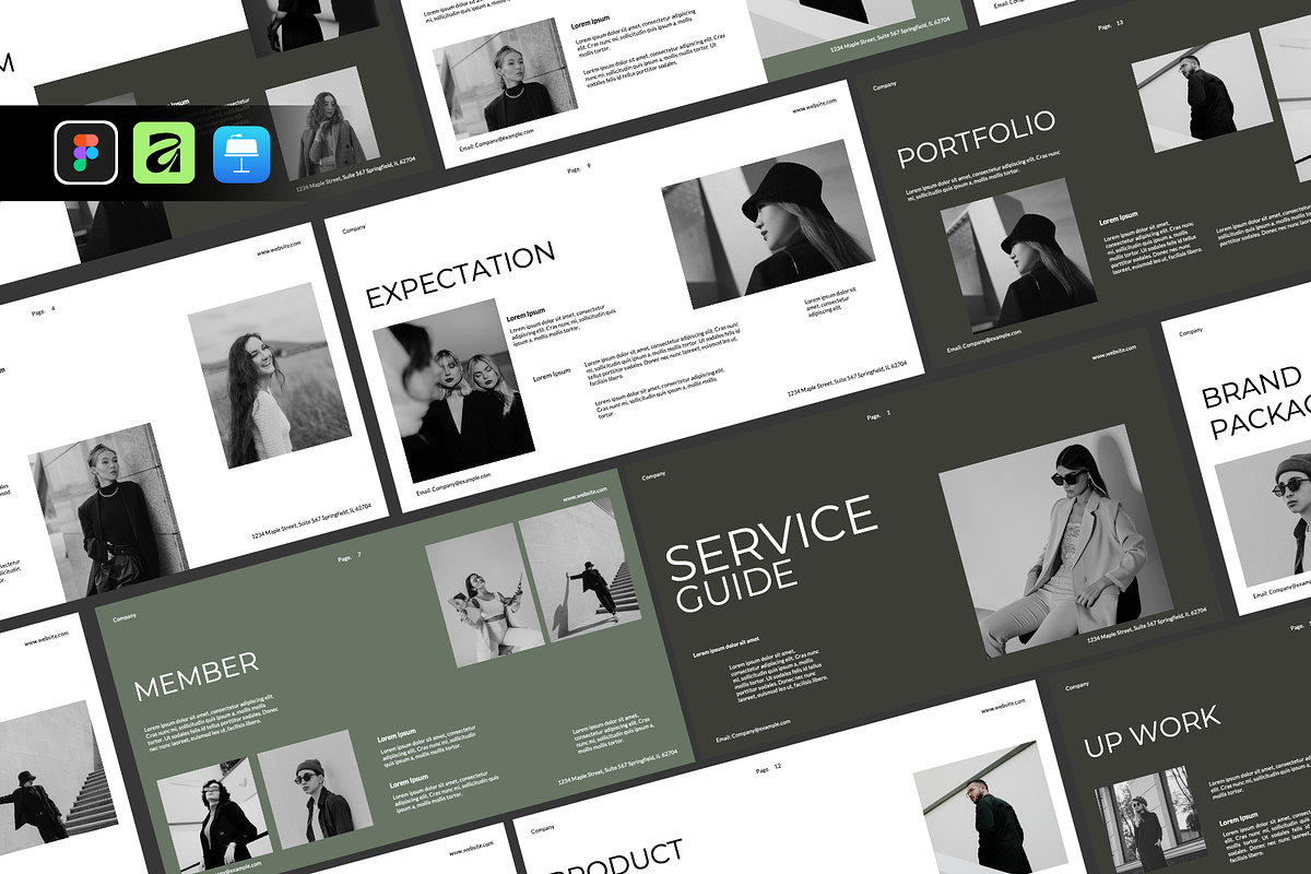 Service Guide Presentation Keynote, a Presentation Template by Spesifikstd (Photo 1 of 10)