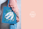 MAKE LOVE, NOT WAR vector collection, an Animal Illustration by Nadia Grapes (Thumbnail 5 of 12)