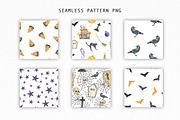 Watercolor Happy Halloween Clipart, a Seasonal Illustration by SvetaArtStore (Thumbnail 7 of 8)
