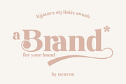 Brand Display Font, a Font by nurrontype (Thumbnail 1 of 18)