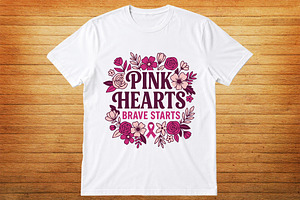 Breast cancer warrior t-shirt design
