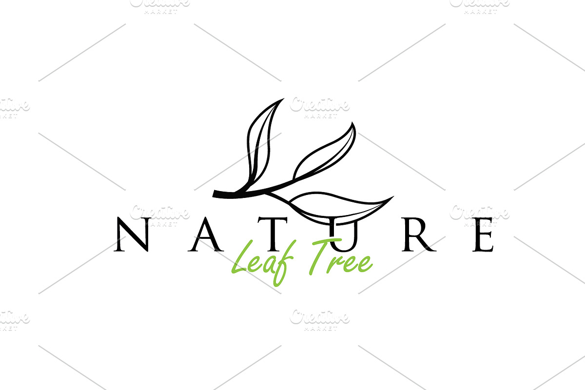Abstract Leaf Logo Inspired Nature, a Branding & Logo Template by Maylianaw28 (Photo 1 of 2)