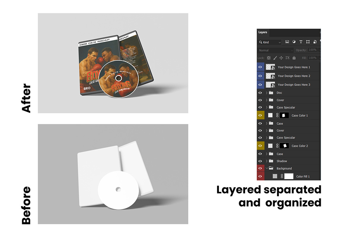 Game Case Product Mockup, a Packaging Mockup by My Code Std (Photo 6 of 6)