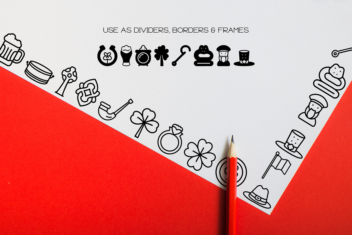 St. Patrick Icons - Dingbat Font, a Symbol Font by WADLEN (Photo 7 of 7)