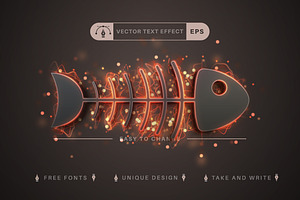 Fire Light - Editable Text Effect