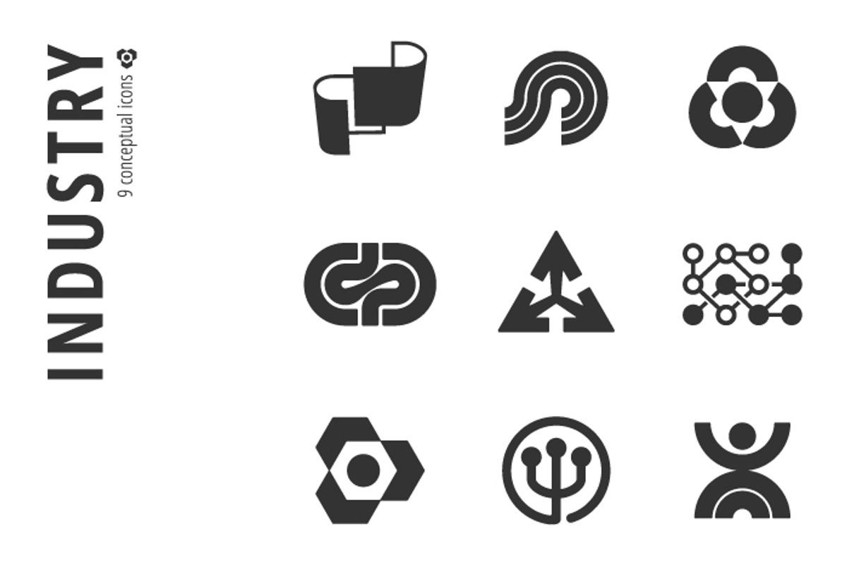 Industry Icon Set №3, a Branding & Logo Template by Youhhou