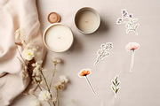 Tiny wildflowers set, a Decorative Illustration by marie dricot (Thumbnail 5 of 15)
