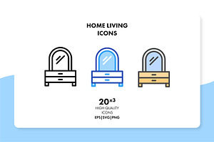 Home Living Icons