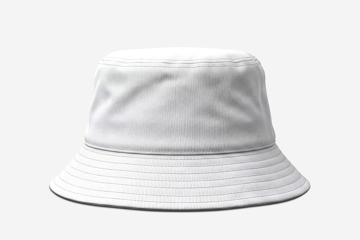 Black Bucket Hat Mockup Template, a Hat Mockup by graphypix (Photo 4 of 4)