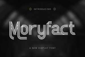 Moryfact - Display Font