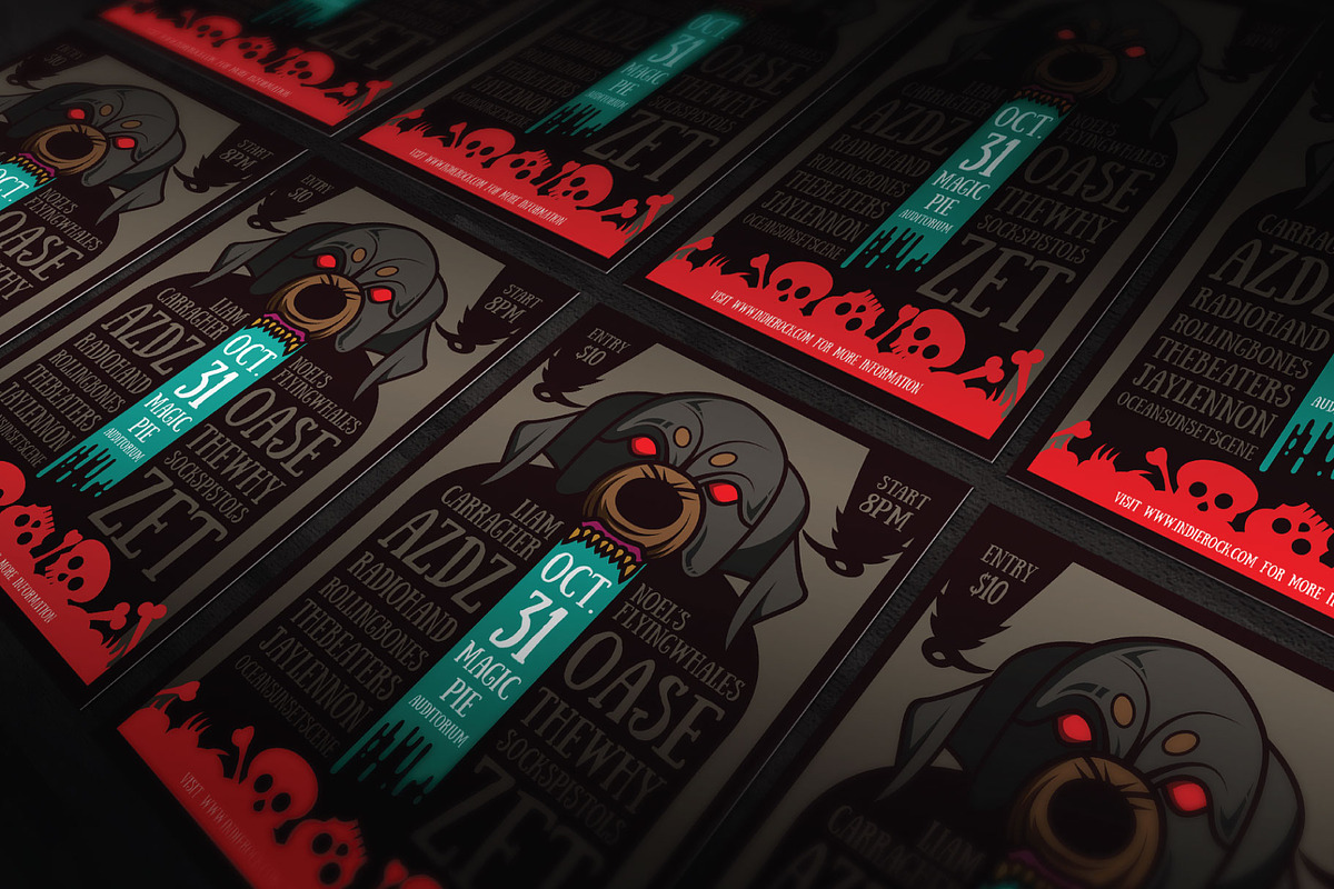 Evil Dog Halloween Flyer, a Flyer Template by ashenterprise (Photo 3 of 3)