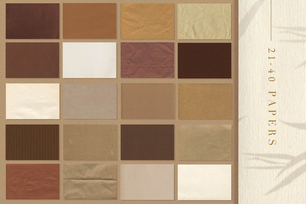 Vintage Paper Collection, a Texture Graphic by NassyArt