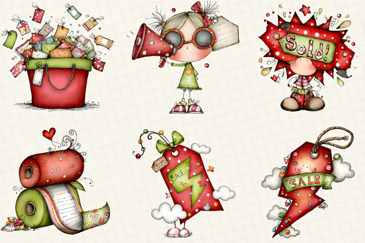 Black Friday Clipart, an Illustration by DreamCafeArt (Photo 5 of 8)