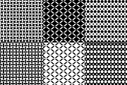Seamless Black Geometric Patterns, a Pattern Graphic by Melissa Held Designs (Thumbnail 4 of 8)