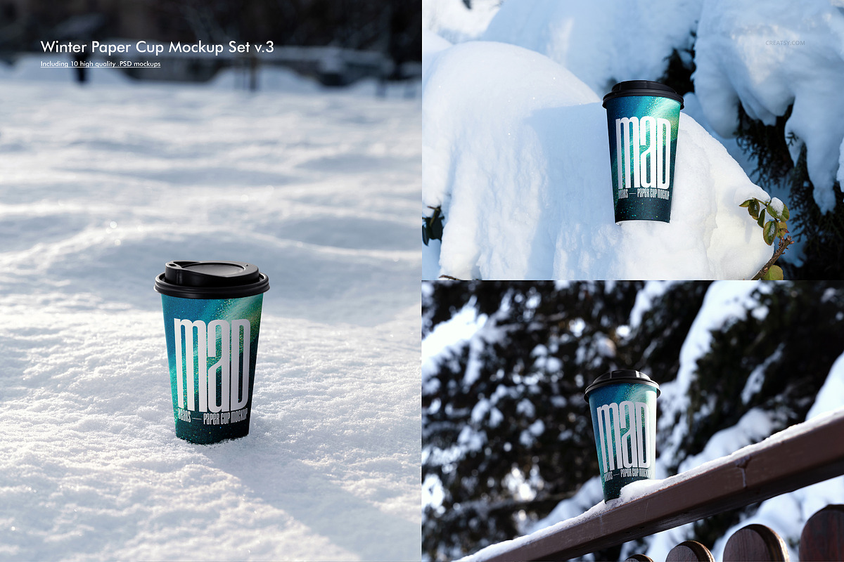 Paper Cup Mockup Bundle, a Cups & Container Mockup by creatsy5 (Photo 31 of 36)