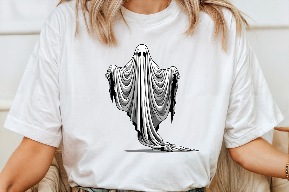 Halloween Ghost PNG, an Illustration by Libby Wishes (Photo 4 of 6)