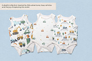 Cute Cars Kids Vector Patterns, a Pattern Graphic by Irina Ostapenko (Thumbnail 4 of 5)