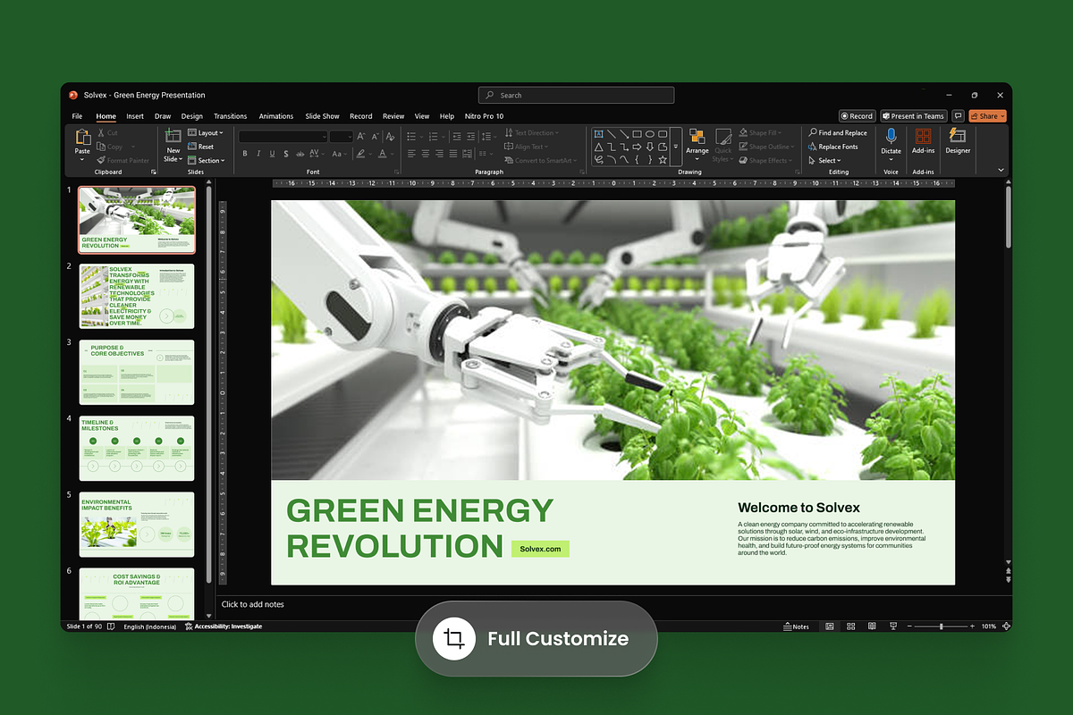 Solvex -Creative Agency Presentation, a Presentation Template by SLAB! Design (Photo 3 of 10)