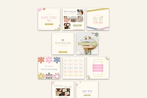 Black Friday Sales Canva Templates