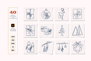 Boho Christmas, a Decorative Illustration by KetteCreate (Thumbnail 9 of 13)