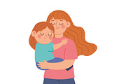 Mother and Child Moments Vector, a Person Illustration by CreartiveDesign (Thumbnail 10 of 10)