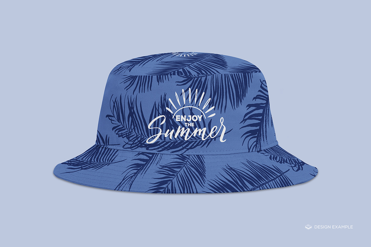 Bucket Hat Mock-up, a Cups & Container Mockup by Branda Keeps (Photo 6 of 17)
