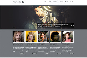 Fuse Music Wordpress Theme